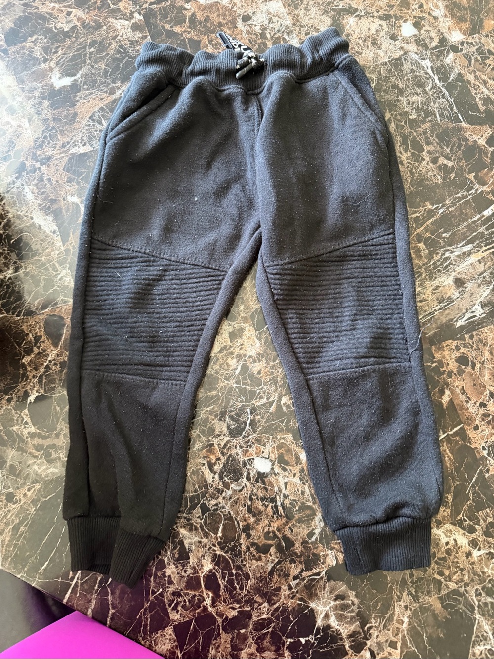 Kids Black Jogger Sweatpants